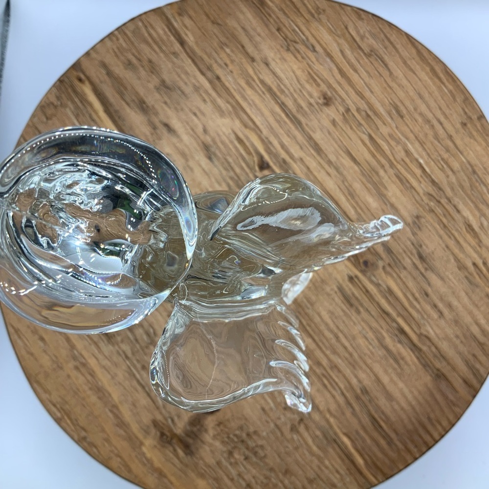 Crystal Glass Vintage Angel 8" Figurine - Picture 7 of 8